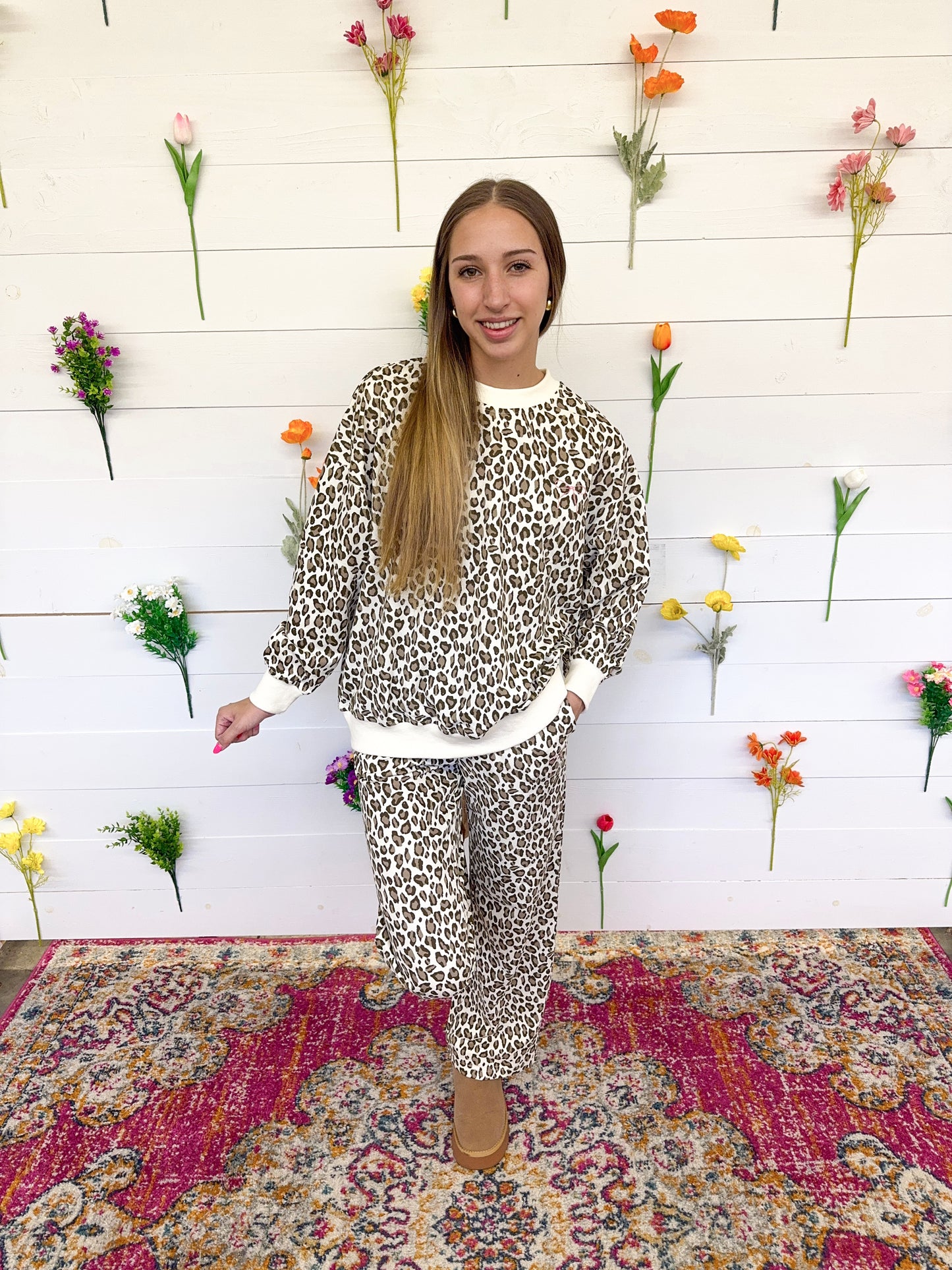 Lounge In Leopard Set