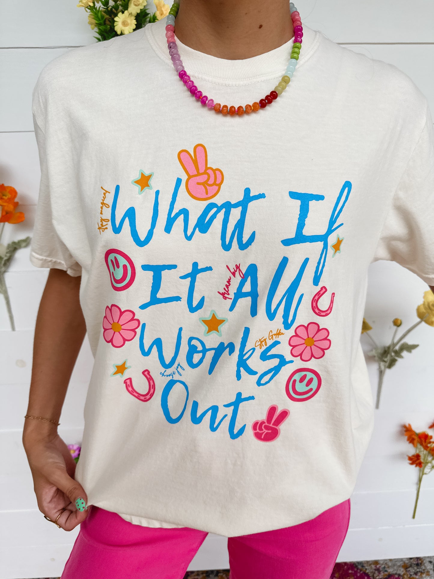 What If It All Works Out Doodle T-Shirt