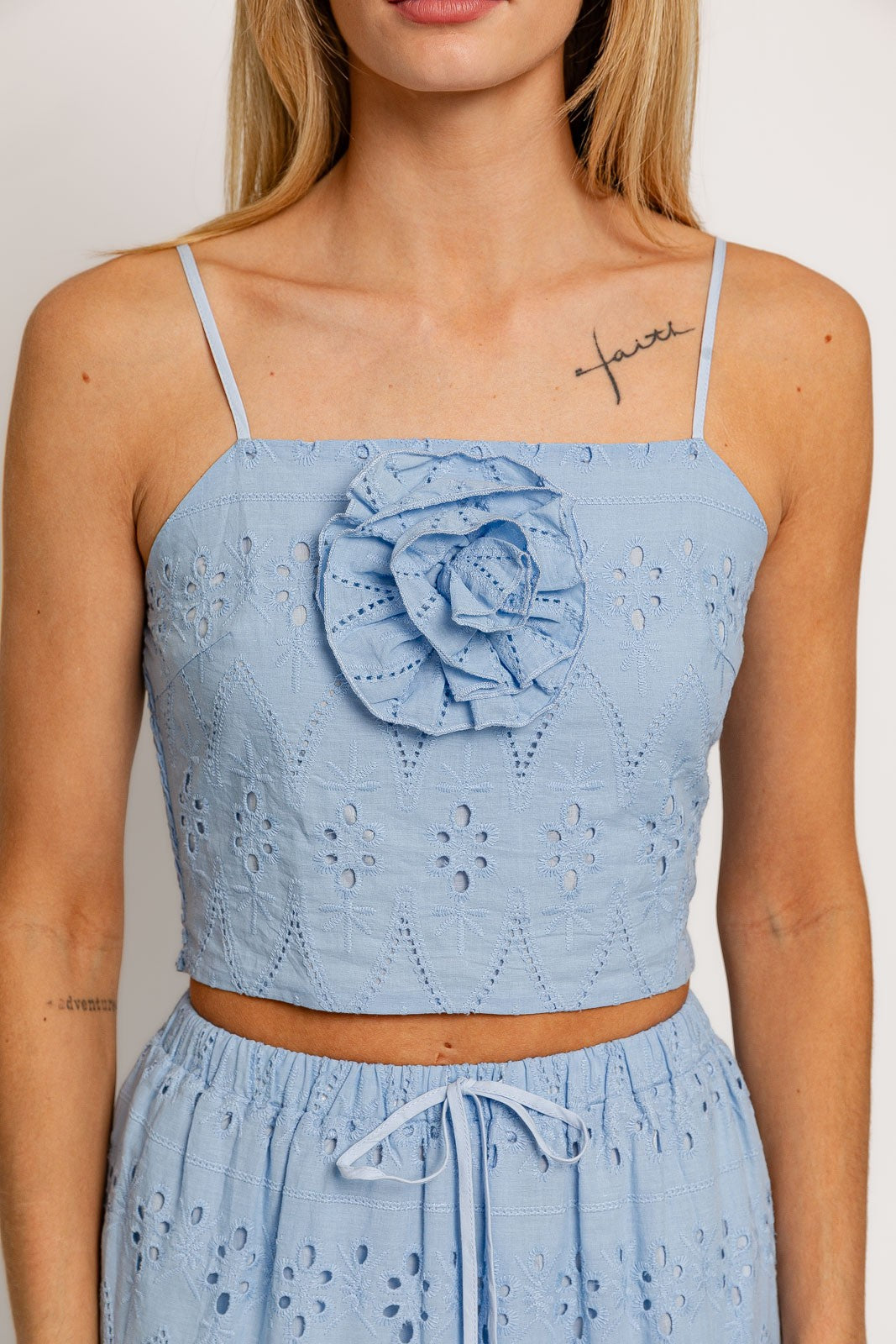 Enchanting Eyelet Set - Top