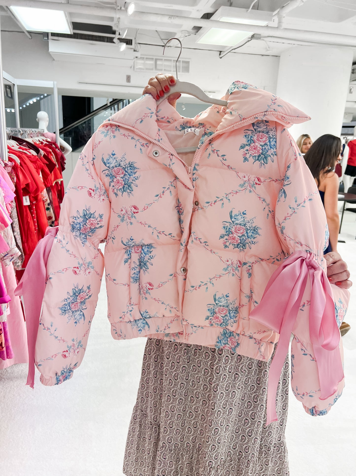 Fancy In Florals Puffer Jacket
