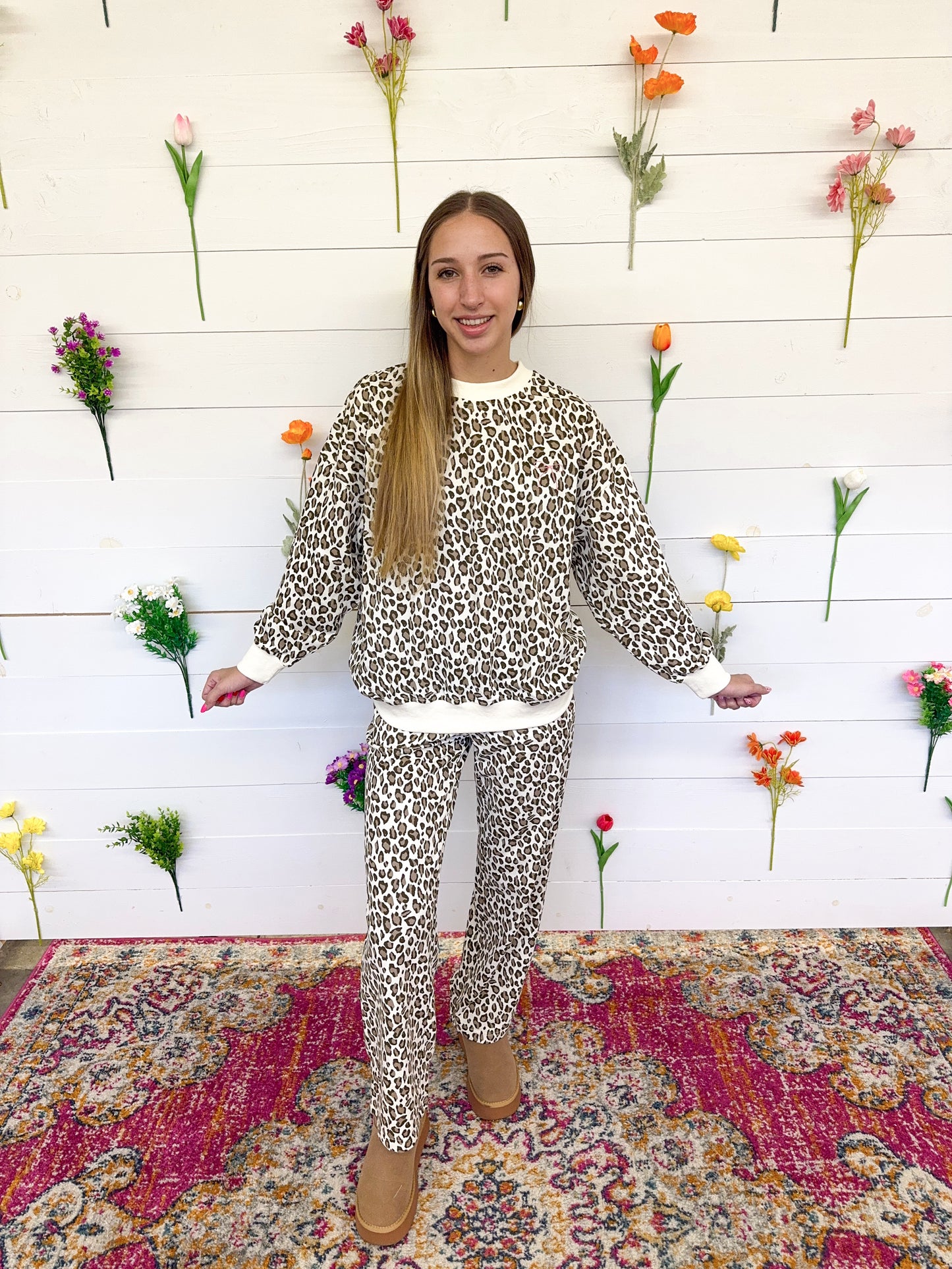 Lounge In Leopard Set