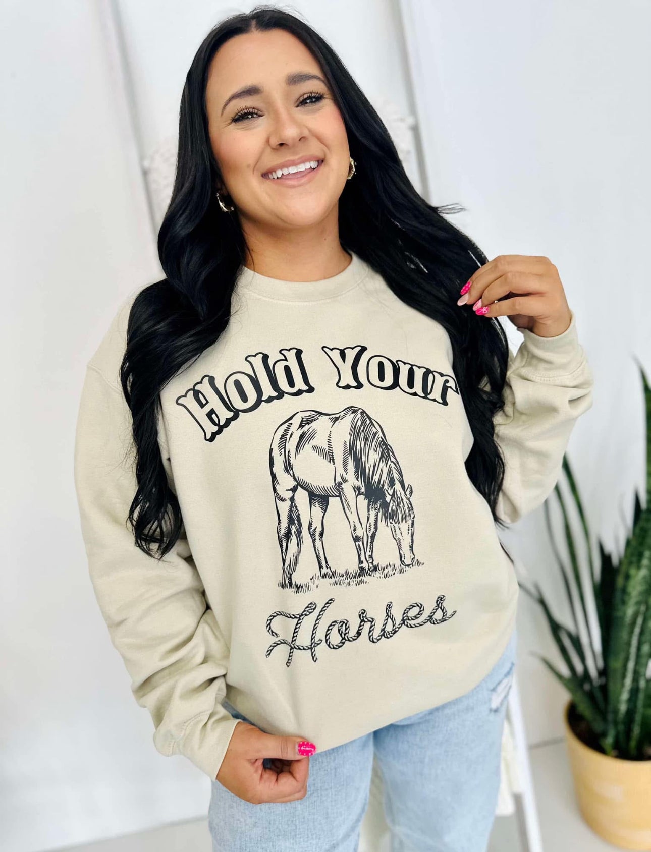 Hold Your Horses Crewneck