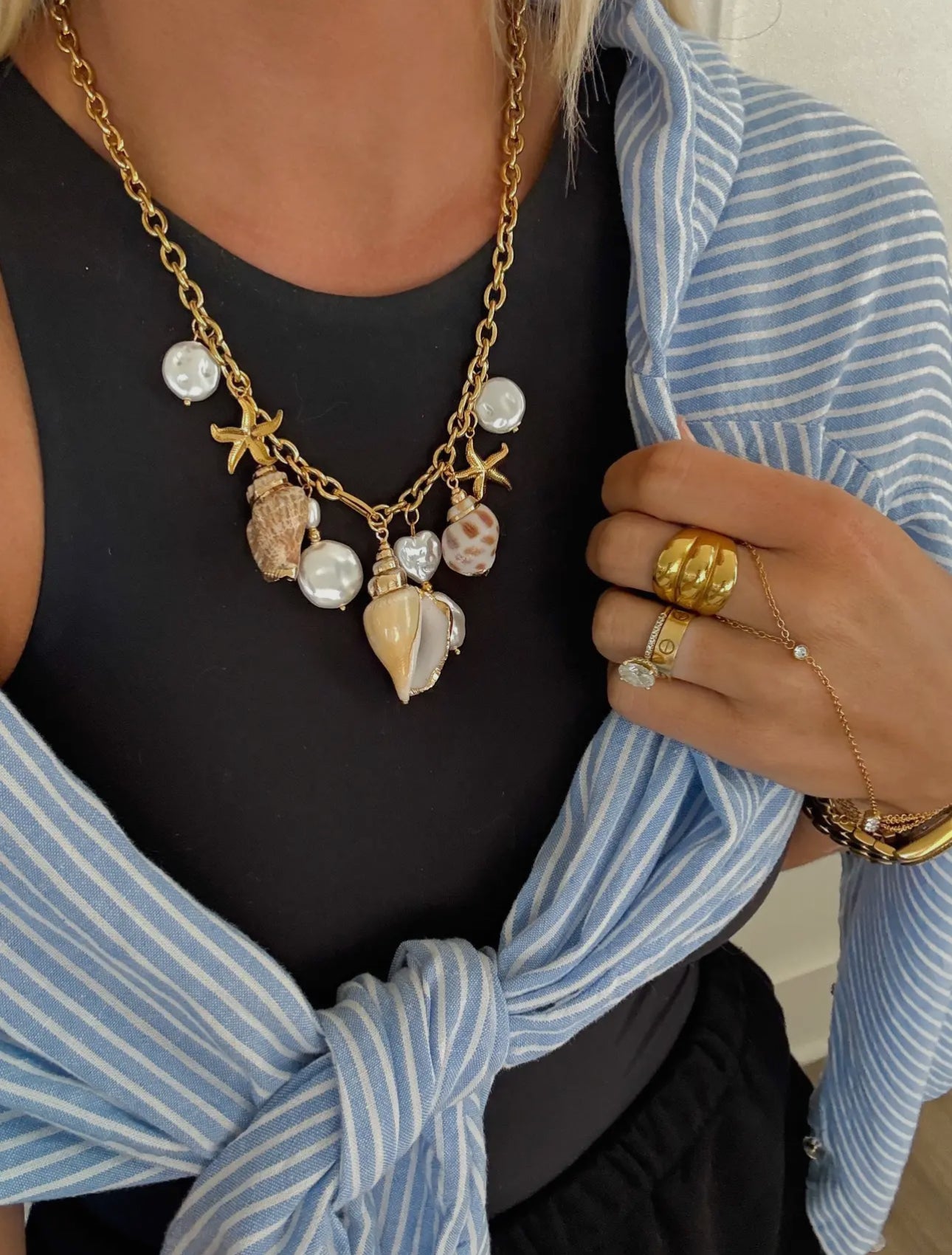 Shell Charm Necklace