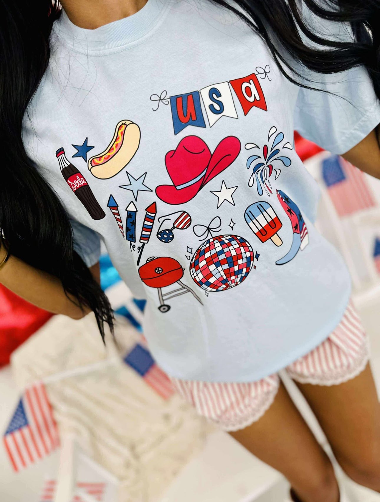 USA All Day Tee