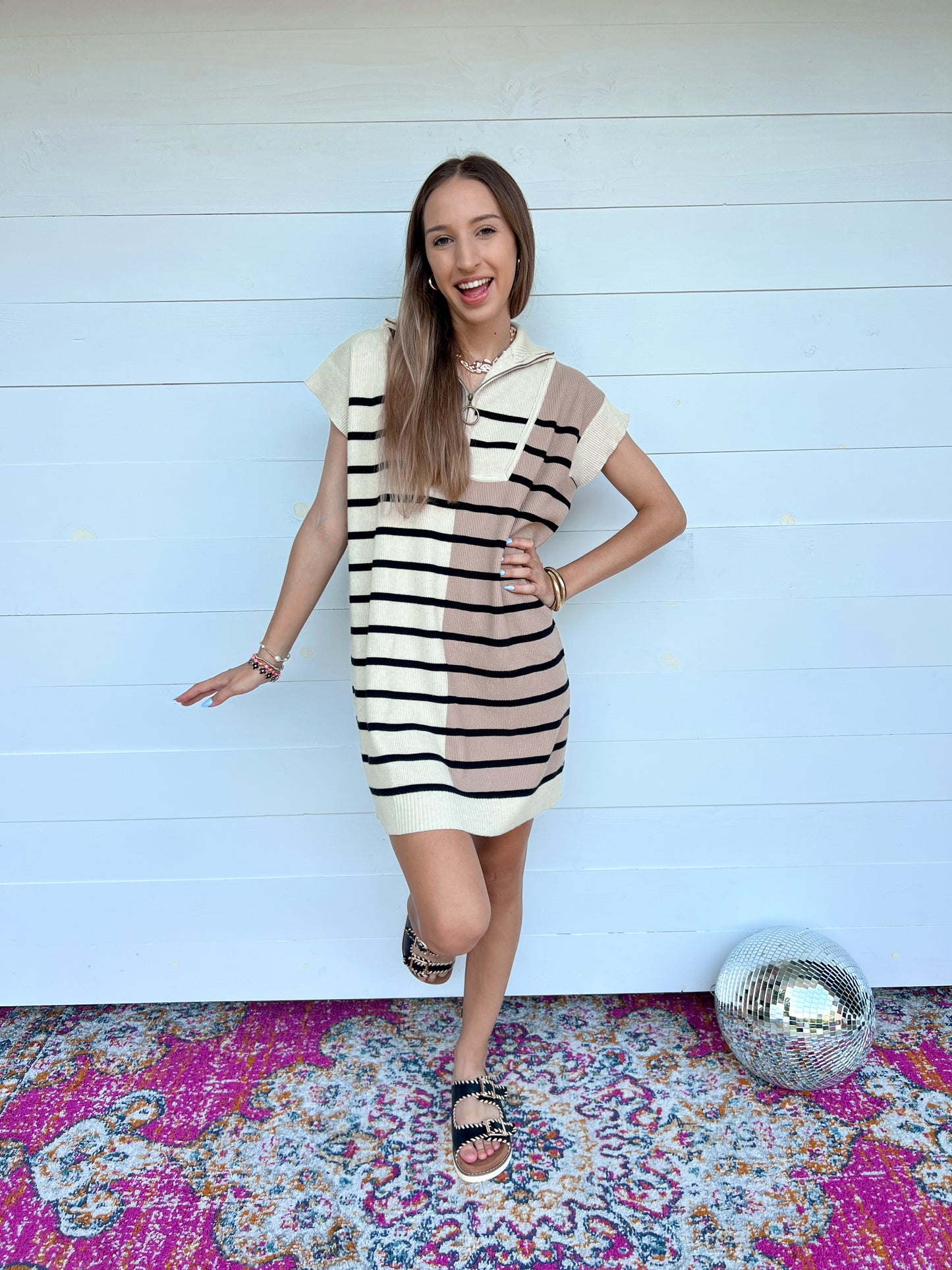 Neutral Hues Colorblock Sweater