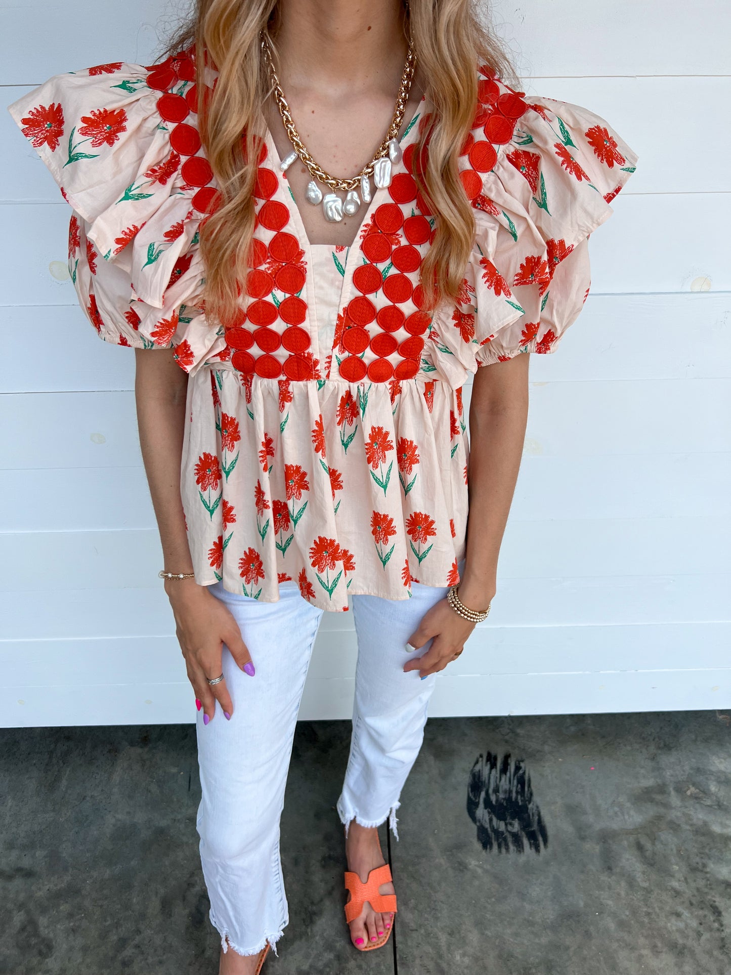 Sunshine Blooms Top
