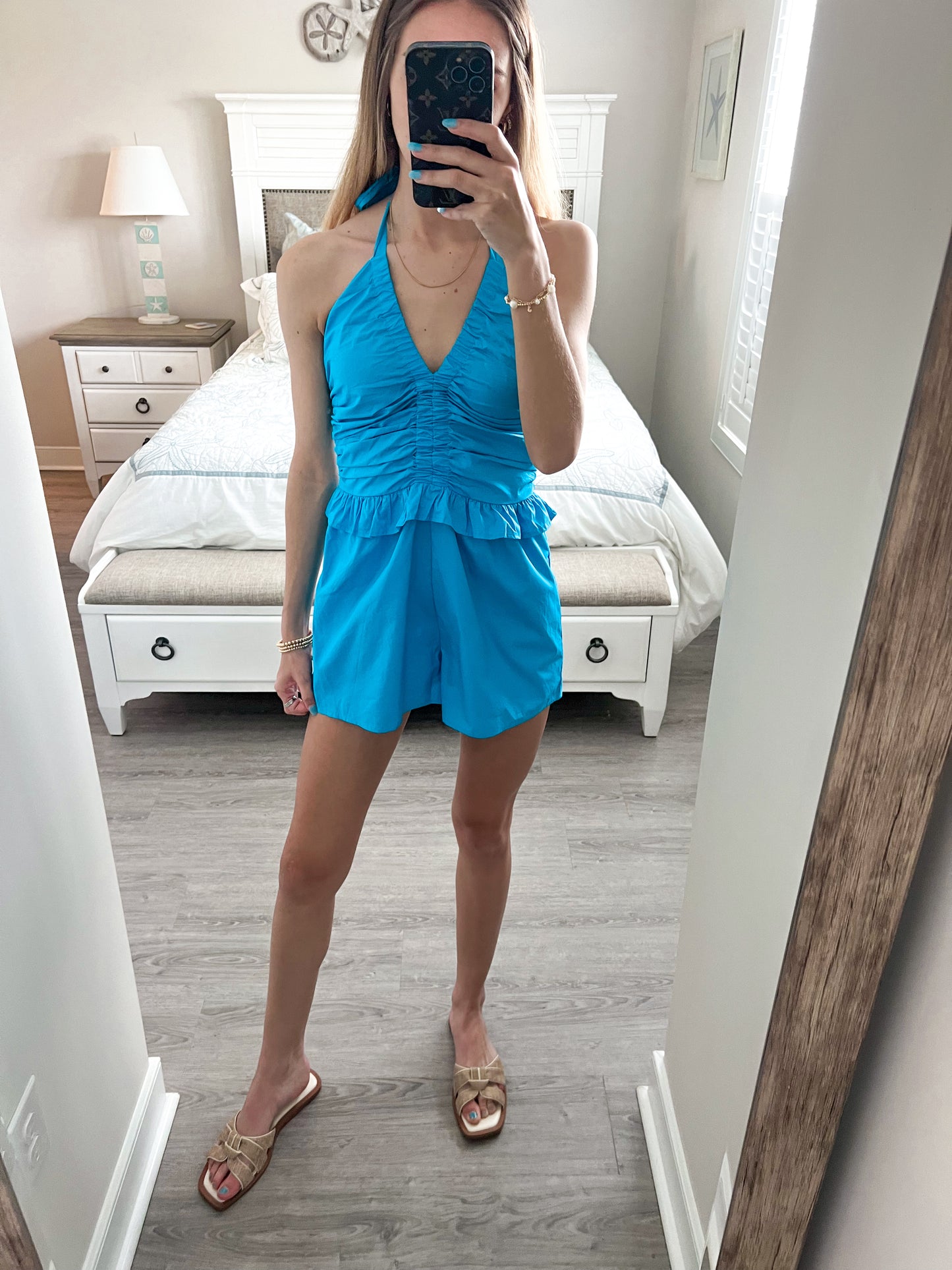 Blue Hues Romper