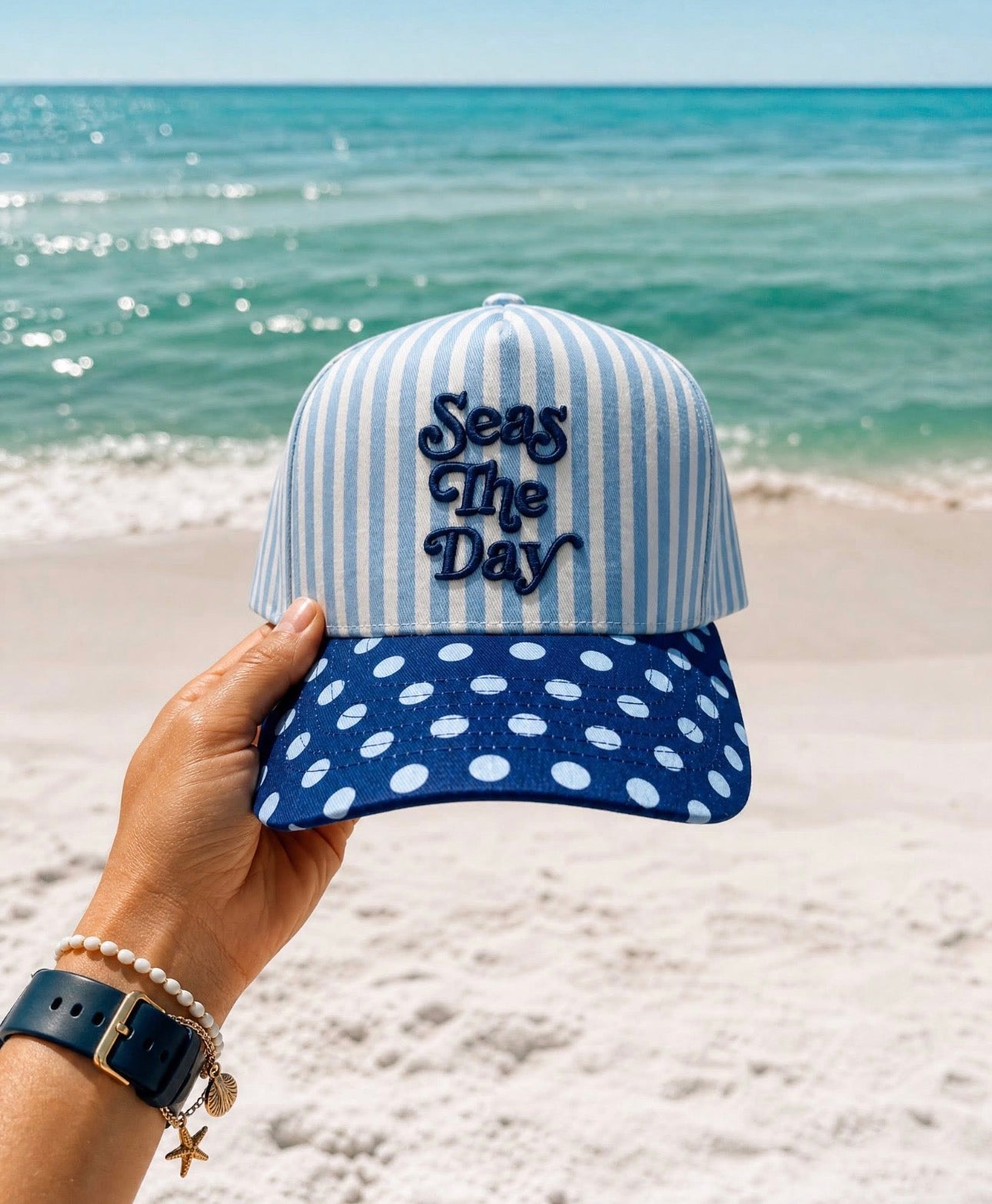 Seas The Day Trucker Hat