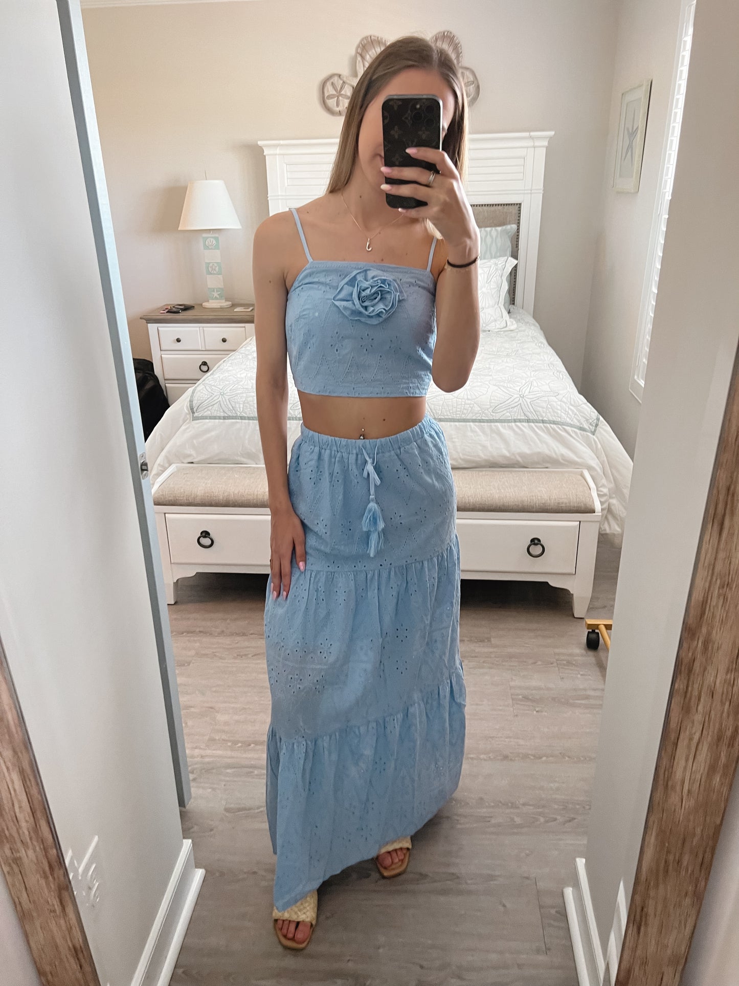 Enchanting Eyelet Set - Skirt