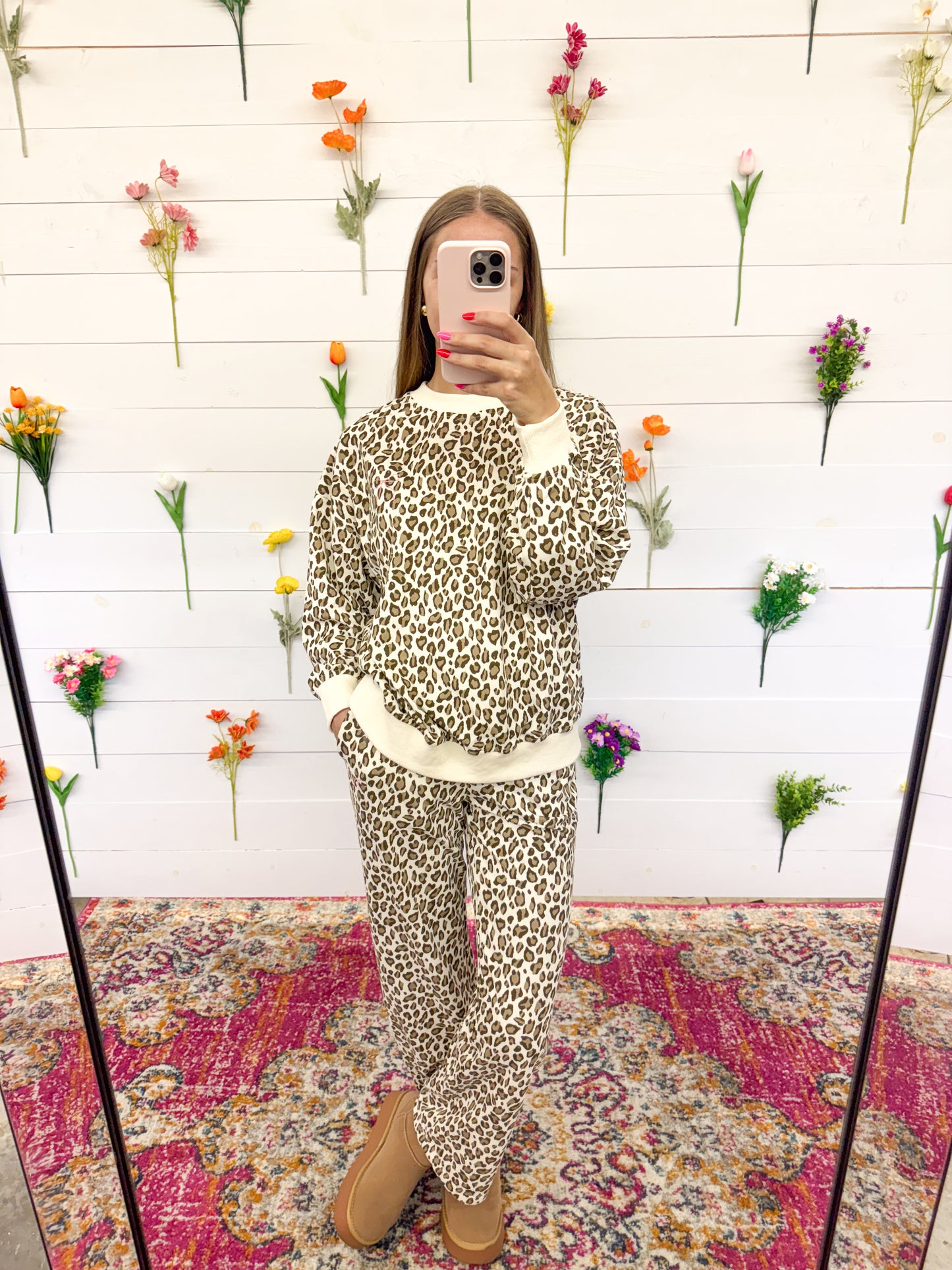 Lounge In Leopard Set