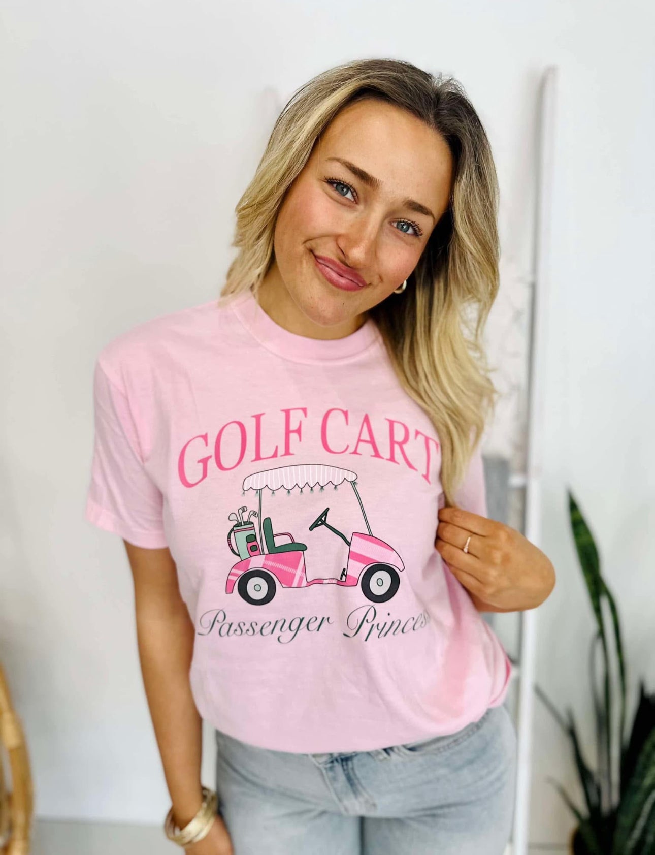 Golf Cart Passenger Princess Tee