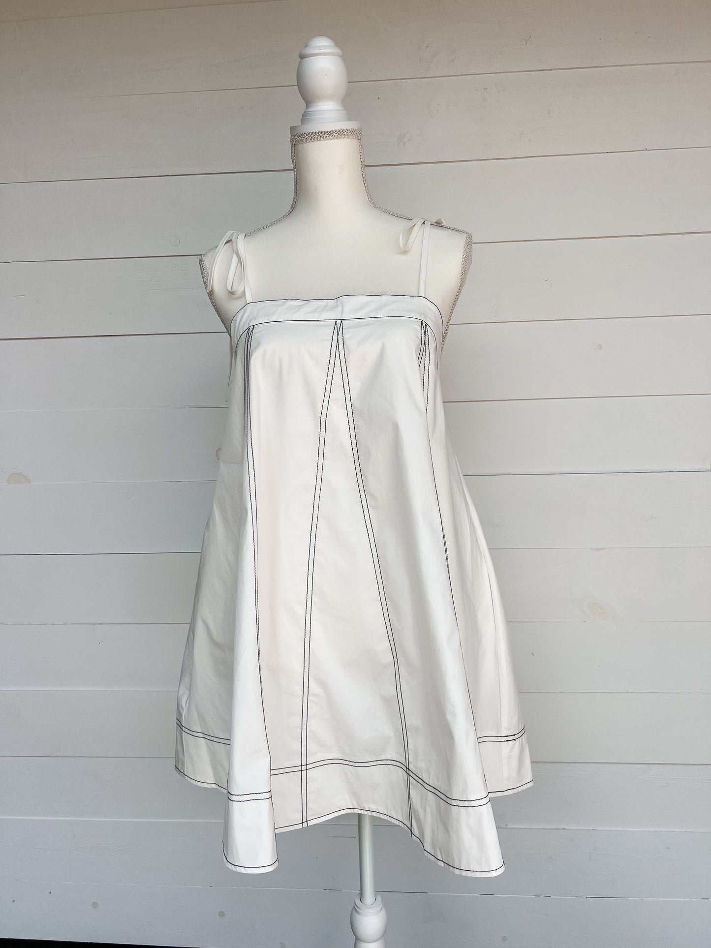 Macey Contrast Stitch Mini Dress