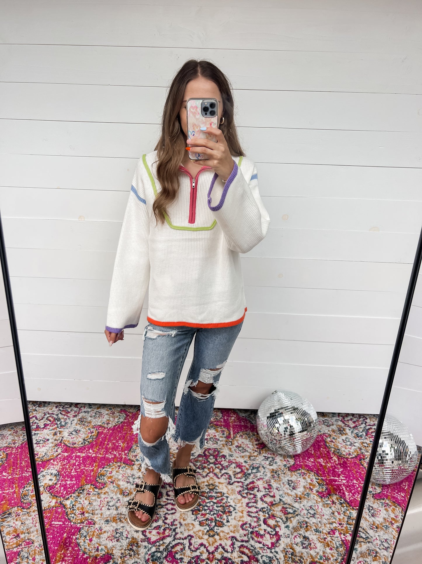 Color Pop Pullover