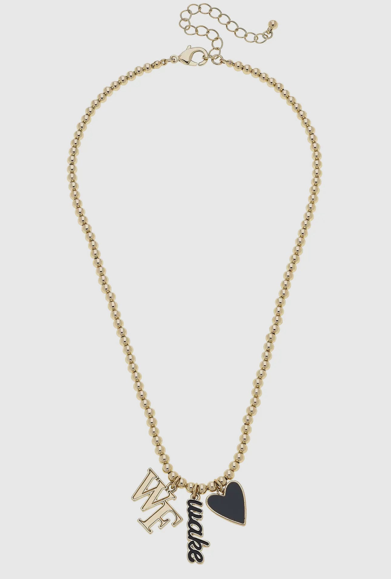 PREORDER Wake Forest Beaded Charm Necklace