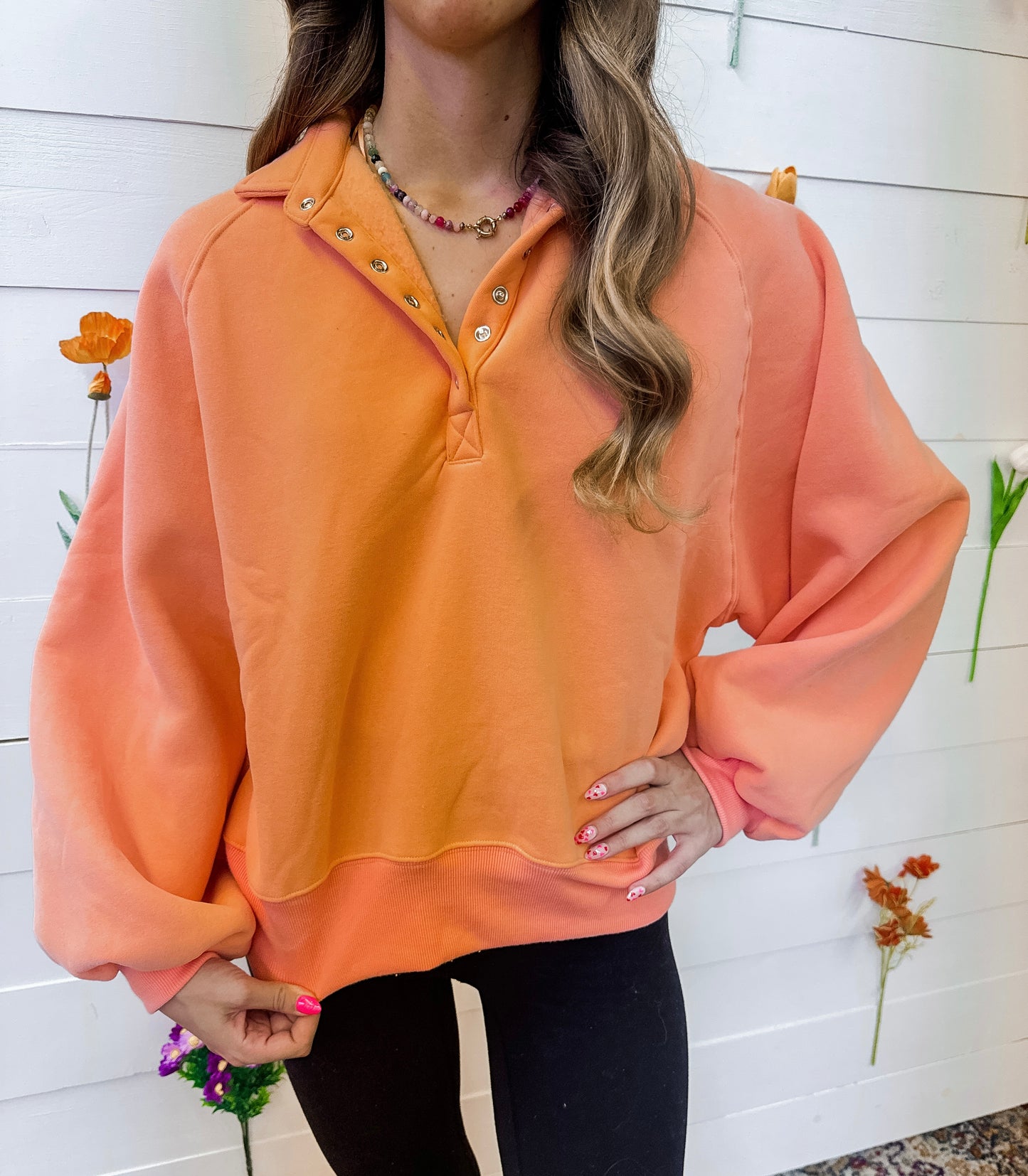 Cloud Pullover - Coral