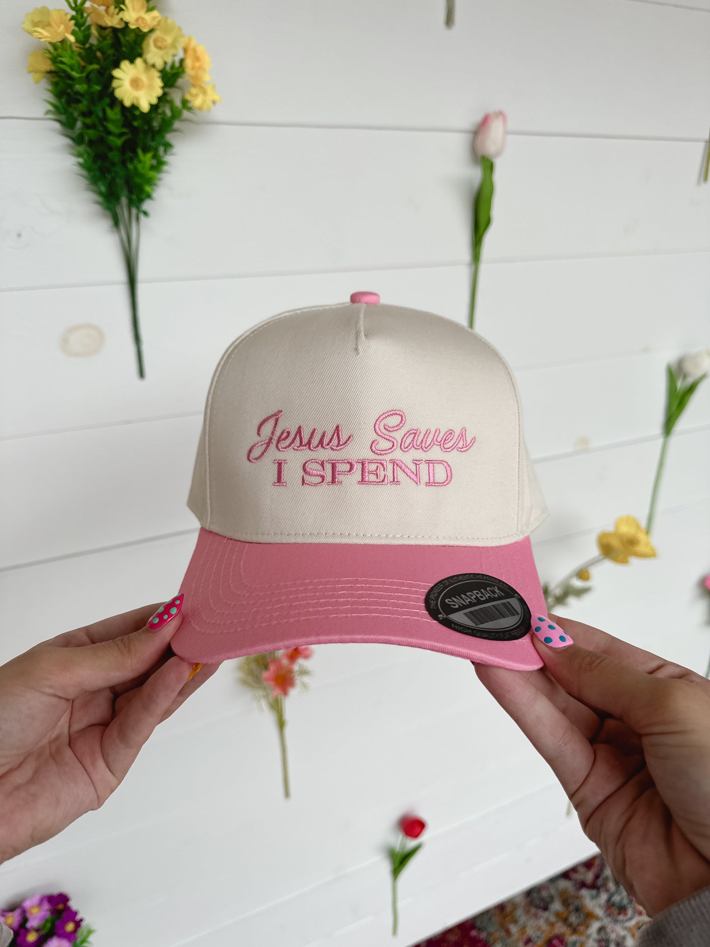 Jesus Saves I Spend Trucker Hat