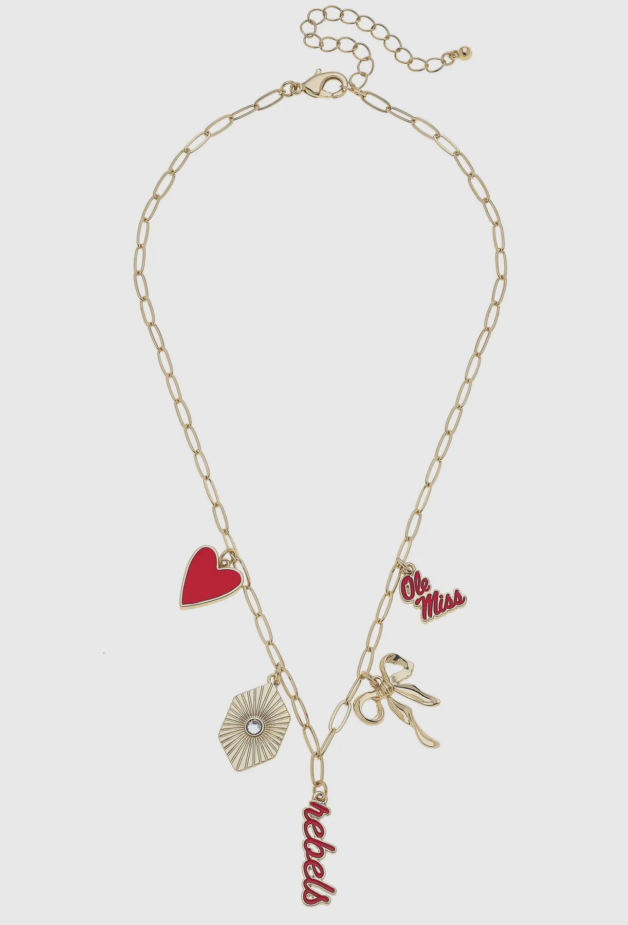 Ole Miss Charm Necklace
