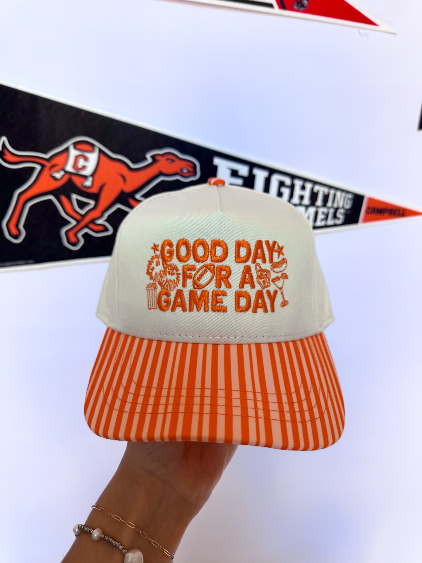 Good Day For Gameday Trucker Hat - Orange