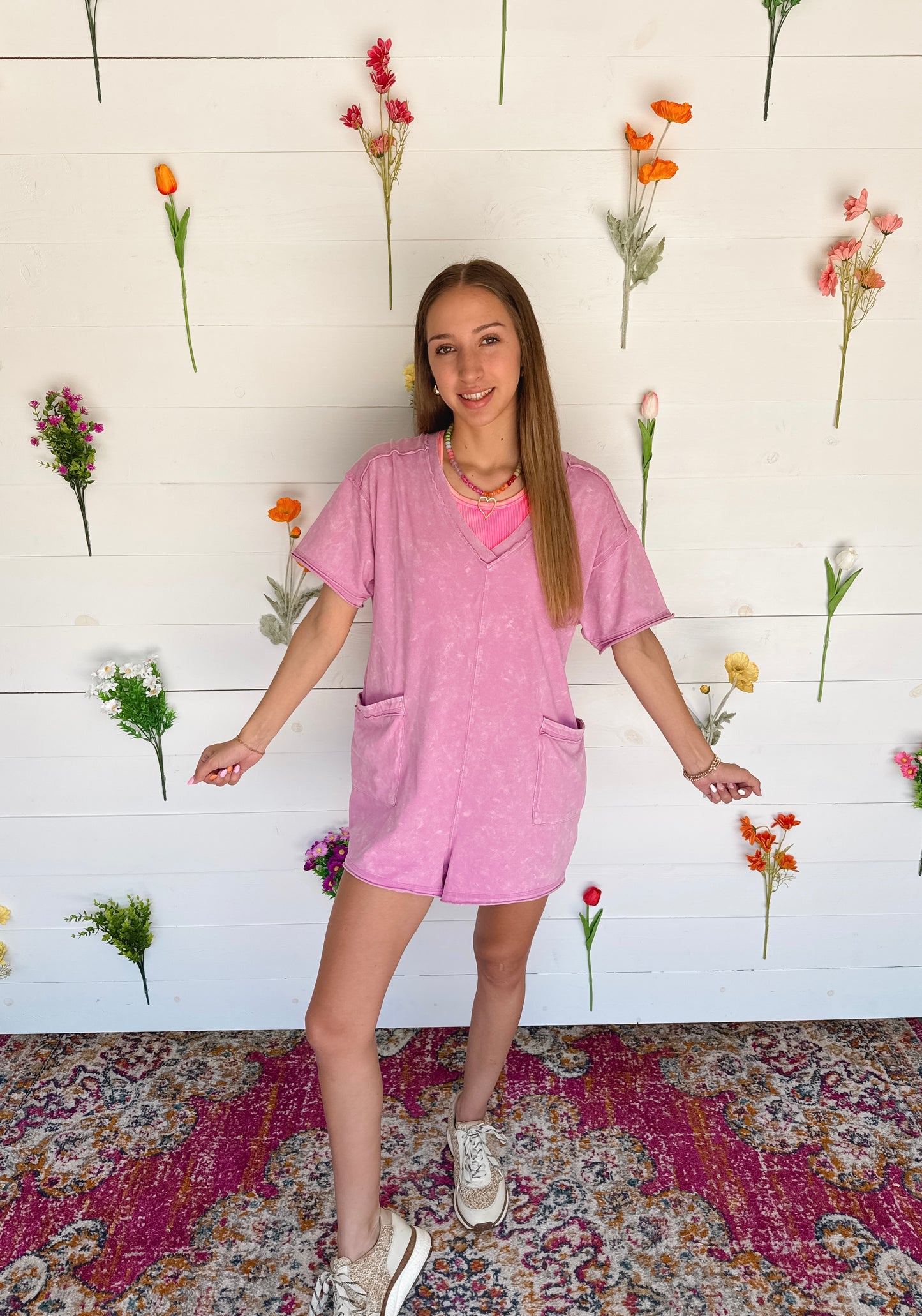 Easy Breezy Romper - Orchid