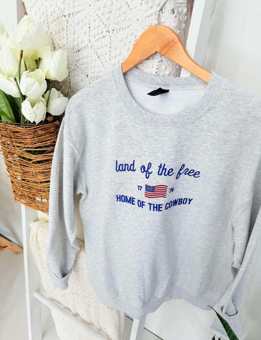 Home Of The Cowboy Crewneck