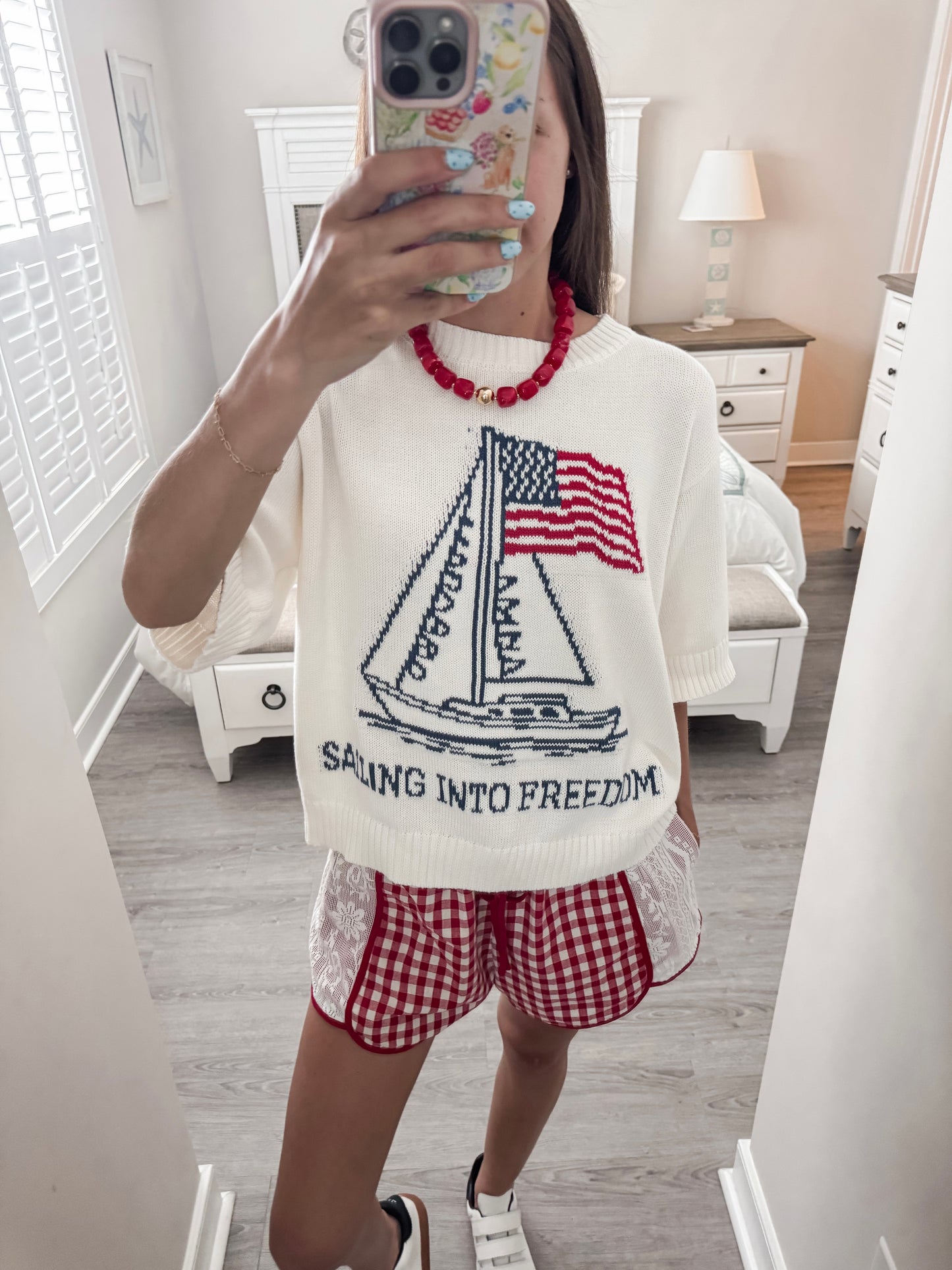 Sailing Into Freedom Sweater