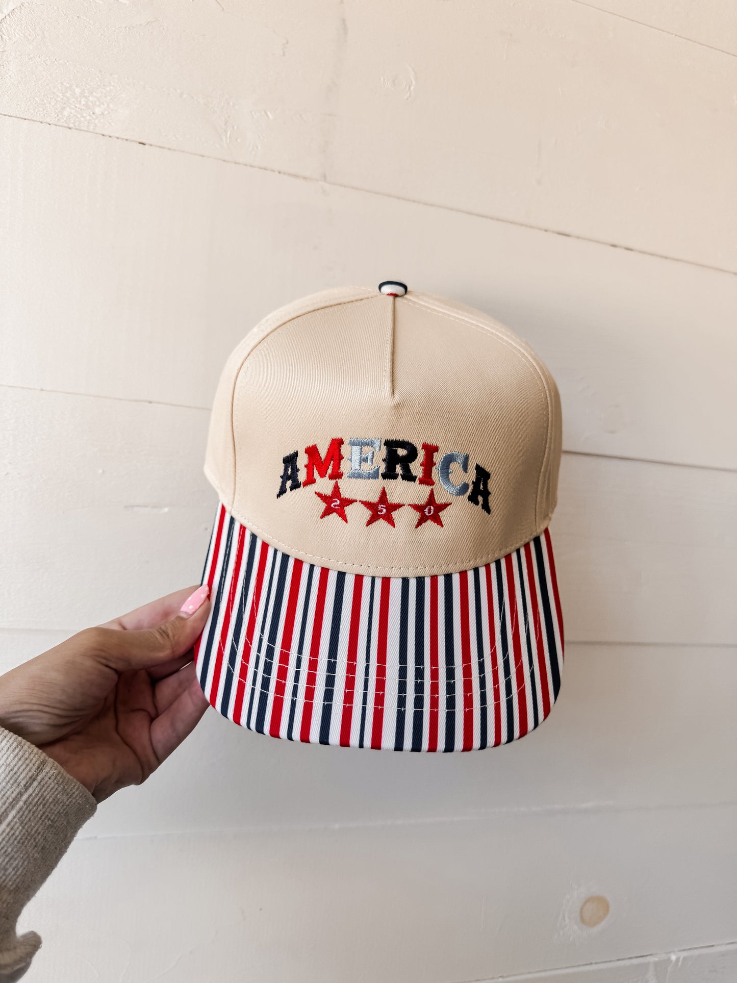 Red, White, & Cute Trucker Hat
