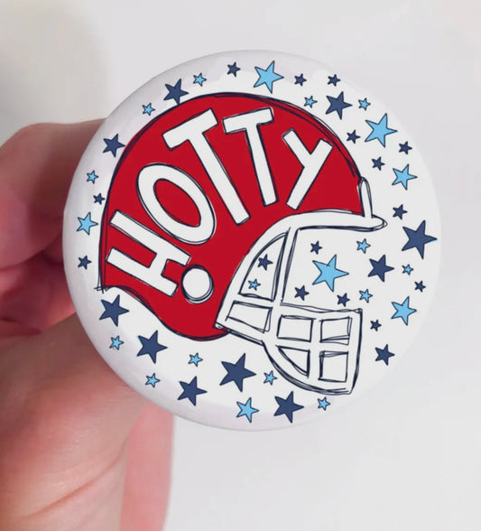 Hotty Helmet Button