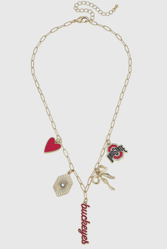 Ohio State Charm Necklace