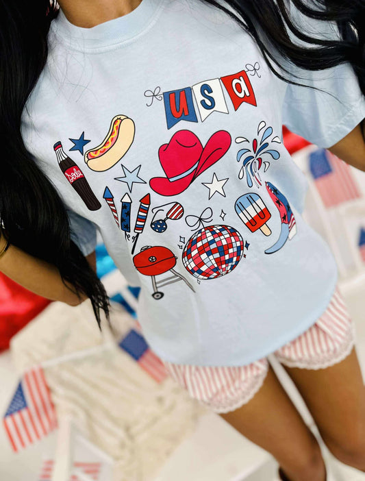 USA All Day Tee
