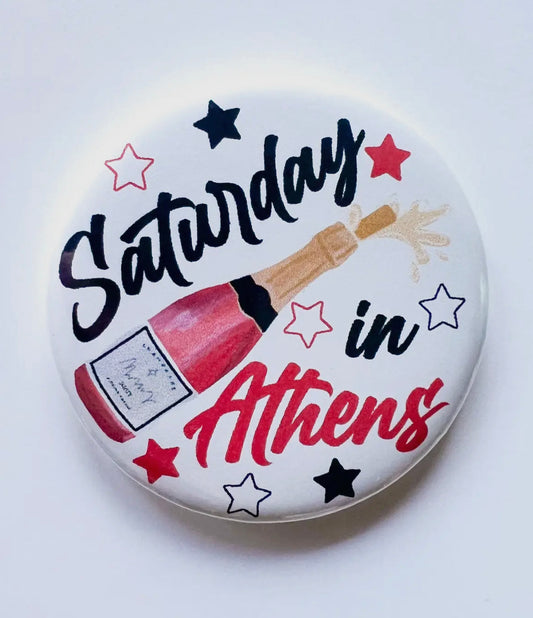 Saturday In Athens Button