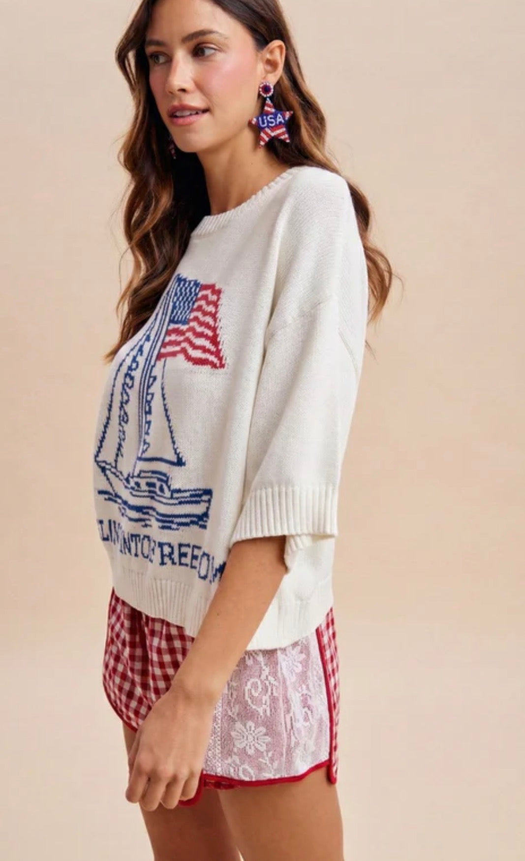 Sailing Into Freedom Sweater