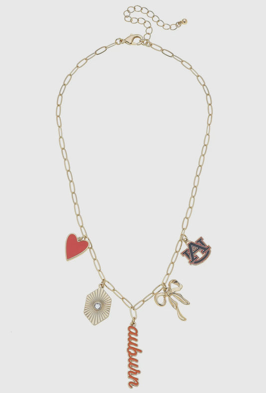 Auburn Charm Necklace