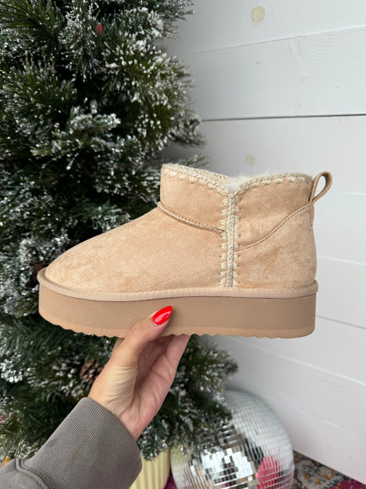 Summit Stitch Platform Boots