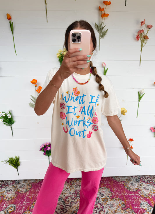 What If It All Works Out Doodle T-Shirt