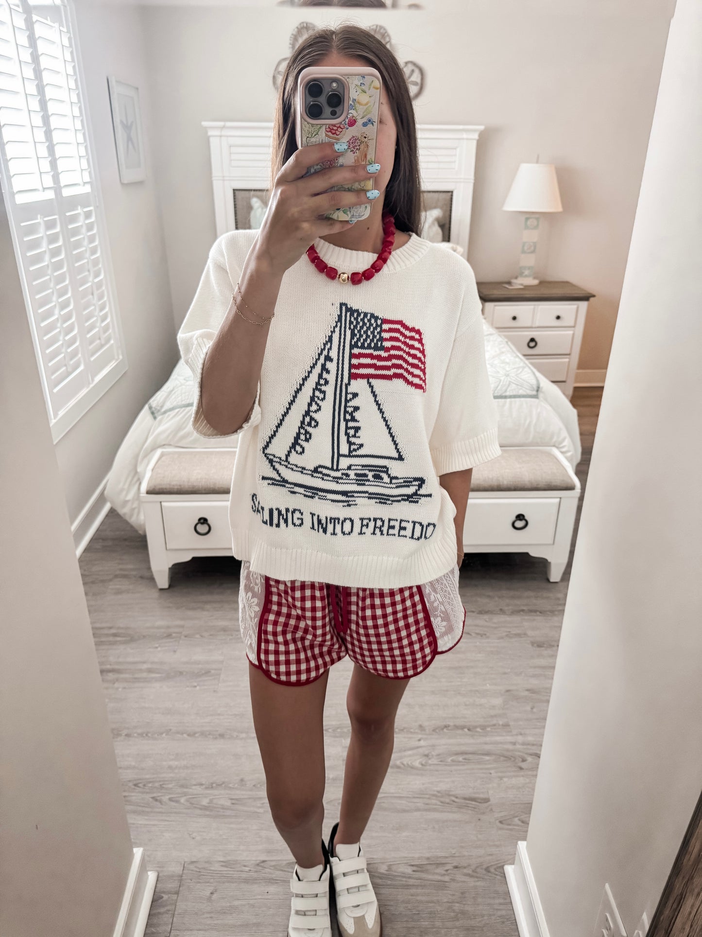 Sailing Into Freedom Sweater