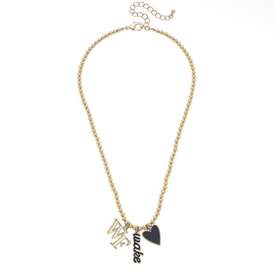 Wake Forest Charm Necklace
