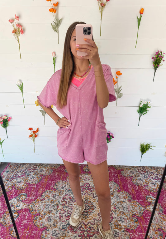 Easy Breezy Romper - Orchid
