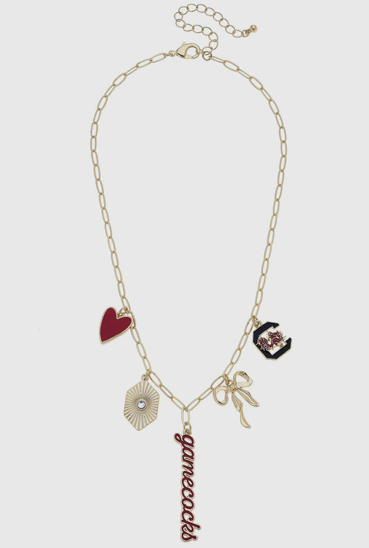 SC Gamecocks Charm Necklace