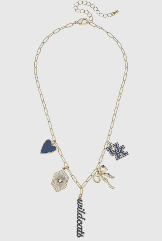 Kentucky Wildcats Charm Necklace