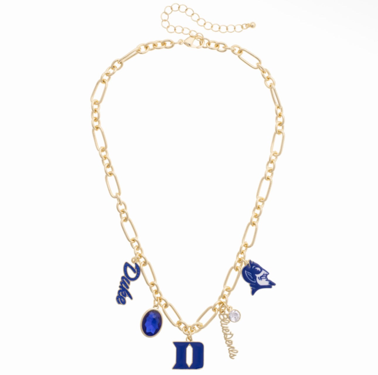 Duke Blue Devils Charm Necklace